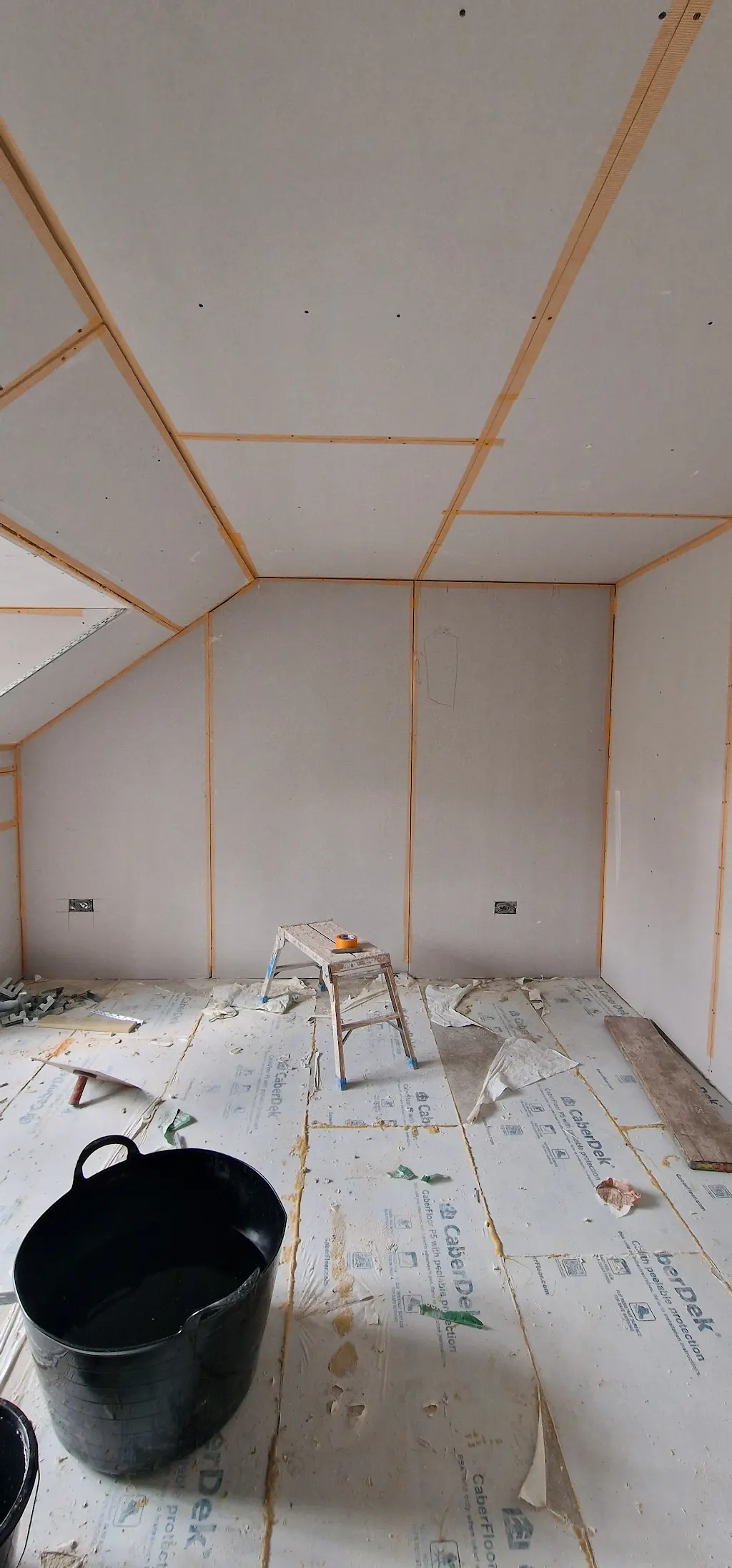 Quality plastering renovation project